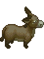 Personagem Burro - Graveyard Keeper